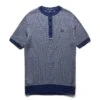 Fred Perry TWO COLOUR TEXTURE KNIT HENLEY 2 Fred Perry TWO COLOUR TEXTURE KNIT HENLEY -Jordan Store FREDPERRYTWOCOLOURTEXTUREKNITHENLEYFRENCHNAVYSK4800 1