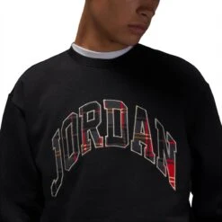 Air Jordan ESSENTIAL HOLIDAY PLAID FLEECE CREW 8 Air Jordan ESSENTIAL HOLIDAY PLAID FLEECE CREW -Jordan Store JordanBrandESSHOLPLDFLCCREWBLACKRATTANSDV1574 010 3