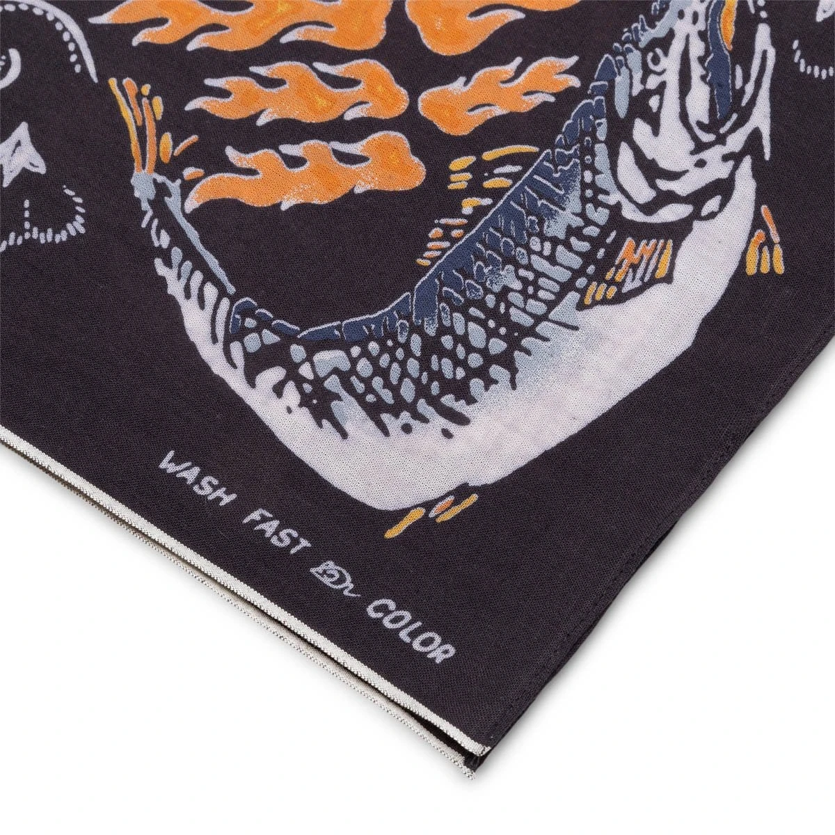 FASTCOLOR SELVEDGE BANDANA (FIRE SALMON) 6 FASTCOLOR SELVEDGE BANDANA (FIRE SALMON) - Image 4