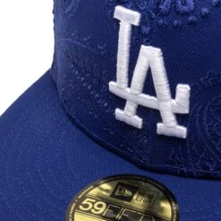 NEW ERA 59FIFTY LOS ANGELES DODGERS SWIRL FITTED CAP 10 NEW ERA 59FIFTY LOS ANGELES DODGERS SWIRL FITTED CAP -Jordan Store NewEra5950MLBSWIRL12763LOSDODOTCBLUE760288093 4