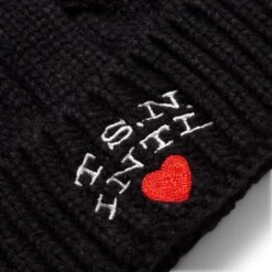 T.S.N. HEART BEANIE -Jordan Store ThisisneverthatT.S.N.HEARTBEANIEBLACKOSTN223KHWBE01 3