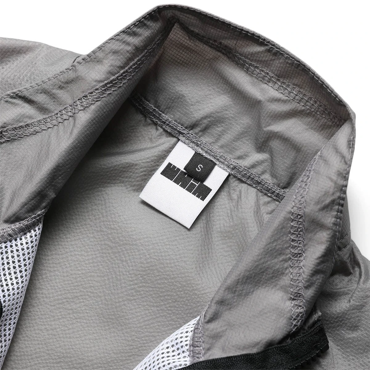 PACKABLE TRANSPARENT GRID NYLON FULL ZIP VEST 5 PACKABLE TRANSPARENT GRID NYLON FULL ZIP VEST - Image 3