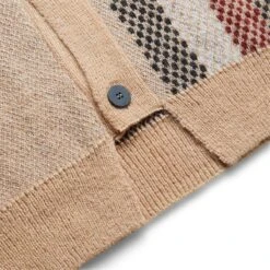 Aries JOHNNY PLAID CARDIGAN -Jordan Store ariesJOHNNYPLAIDCARDIGANBEIGEMFTAR20025 4