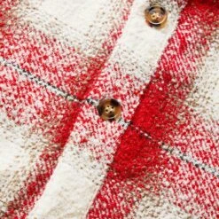 HEAVY FLANNEL OVERSHIRT 10 HEAVY FLANNEL OVERSHIRT -Jordan Store fuckingawesomeHEAVYFLANNELOVERSHIRTREDWHITESFA FW22 019 4