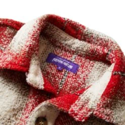 HEAVY FLANNEL OVERSHIRT 11 HEAVY FLANNEL OVERSHIRT -Jordan Store fuckingawesomeHEAVYFLANNELOVERSHIRTREDWHITESFA FW22 019 5