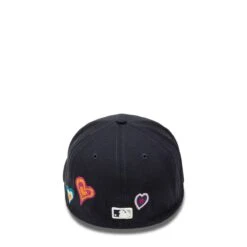 NEW ERA 59FIFTY NY YANKEES CHAIN STITCH HEART FITTED CAP 9 NEW ERA 59FIFTY NY YANKEES CHAIN STITCH HEART FITTED CAP -Jordan Store newera5950CHAINSTITCHHEART12451NEYYANOTCNAVY760288235 3