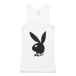 Pleasures X PLAYBOY TANK TOP (2 PACK) -Jordan Store pleasuresXPLAYBOYTANKTOP 2PACK WHITESP22PB031 WHITE 3