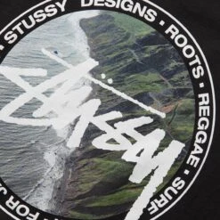Stüssy COASTLINE TEE -Jordan Store stussyCOASTLINETEEBLACKS1904817 3