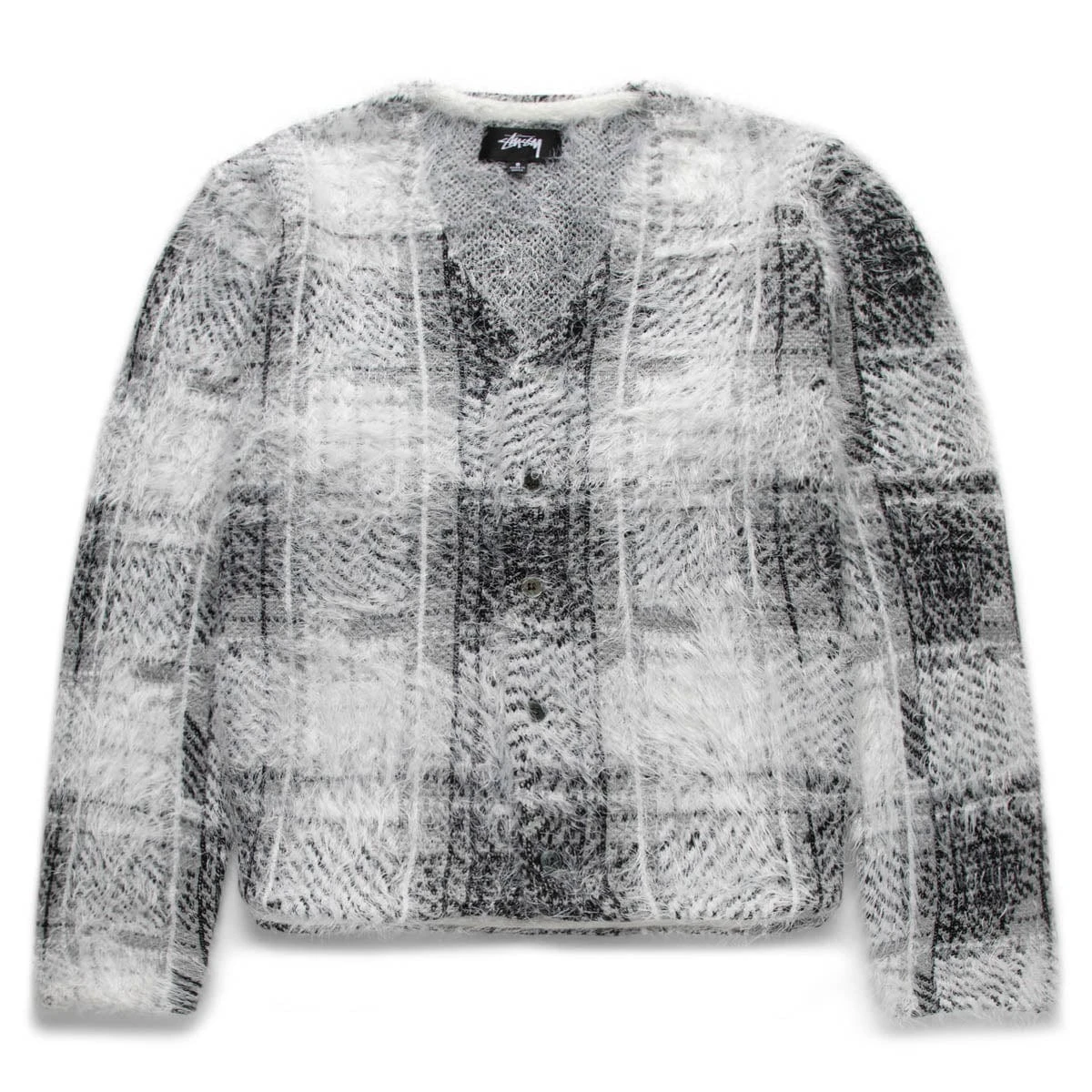 Stüssy HAIRY PLAID CARDIGAN 3 Stüssy HAIRY PLAID CARDIGAN